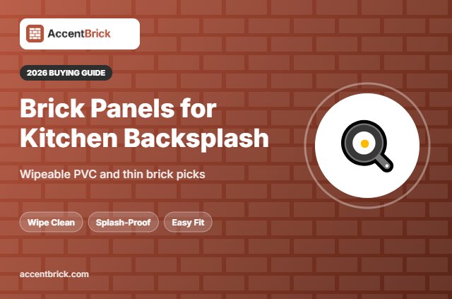 Best 3D Brick Wall Panels for Kitchen Backsplash - 2026 buying guide