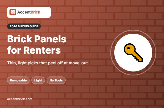 Best 3D Brick Wall Panels for Renters - 2026 buying guide