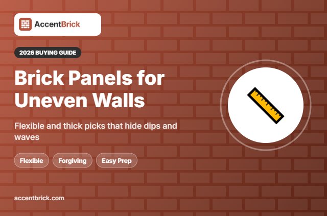 Best 3D Brick Wall Panels for Uneven Walls - 2026 buying guide