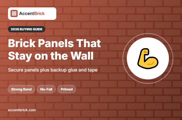 Best 3D Brick Wall Panels That Stay on the Wall - 2026 buying guide