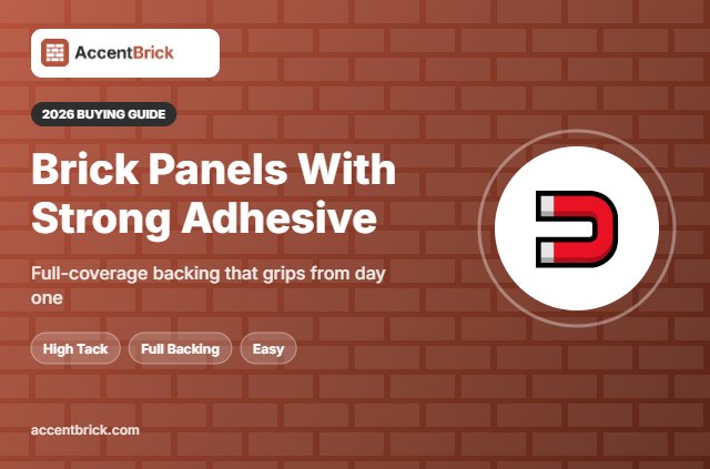 Best 3D Brick Wall Panels With Strong Adhesive - 2026 buying guide