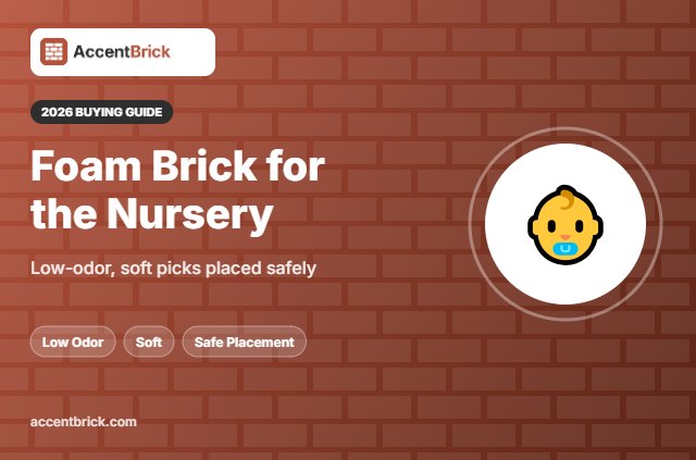 Best 3D Foam Brick Panels for Nursery - 2026 buying guide
