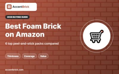 Best 3D Foam Brick Panels on Amazon: 6 Top Packs for 2026