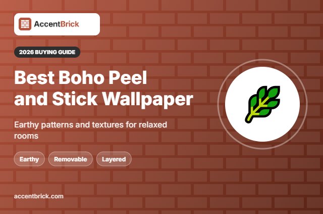 Best Boho Peel and Stick Wallpaper - 2026 buying guide