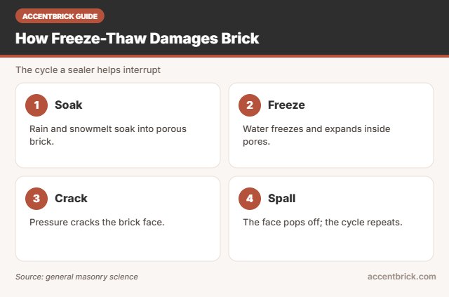 Freeze thaw cycle and the best brick sealer for freeze thaw climates