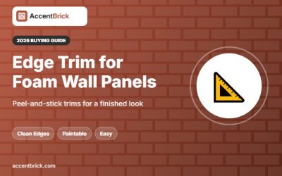 Best Edge Trim for Foam Wall Panels: 6 Clean-Finish Picks