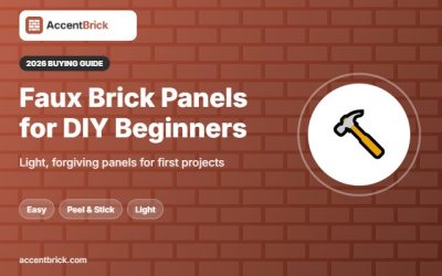 Best Faux Brick Wall Panels for DIY Beginners