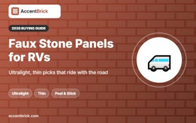 Best Faux Stone Panels for RV Walls (2026 Lightweight Picks)