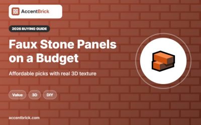 Best Faux Stone Panels on a Budget (2026 Value Picks)