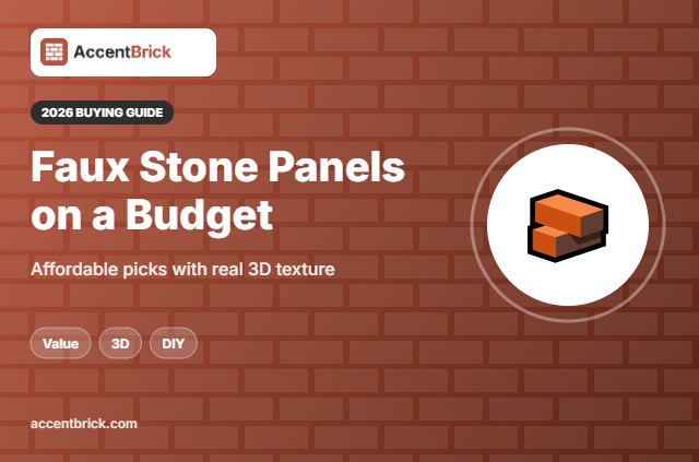 Best Faux Stone Panels on a Budget - 2026 buying guide