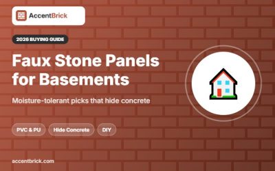 Best Faux Stone Wall Panels for Basement Walls (2026)