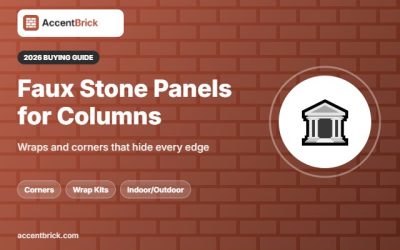Best Faux Stone Wall Panels for Columns (2026)