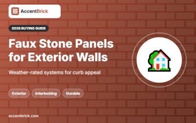 Best Faux Stone Wall Panels for Exterior Walls (2026)