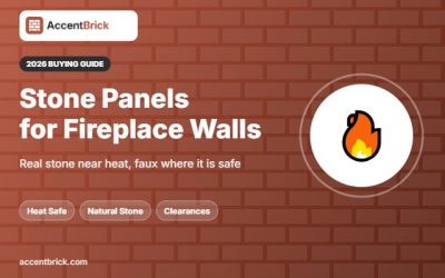 Best Faux Stone Wall Panels for Fireplace Walls (2026 Safety Guide)