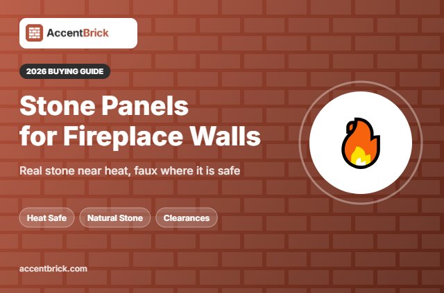 Best Faux Stone Wall Panels for Fireplace - 2026 buying guide