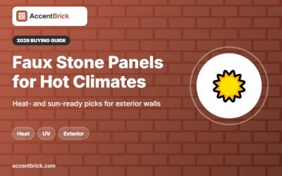 Best Faux Stone Wall Panels for Hot Climates (2026)