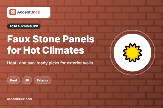 Best Faux Stone Wall Panels for Hot Climates - 2026 buying guide