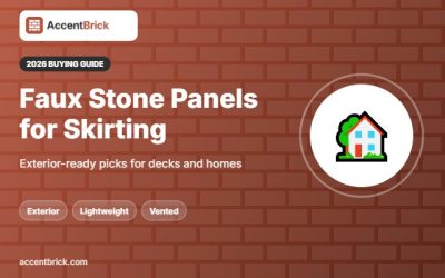 Best Faux Stone Wall Panels for Skirting (2026)