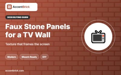 Best Faux Stone Wall Panels for TV Wall (2026)