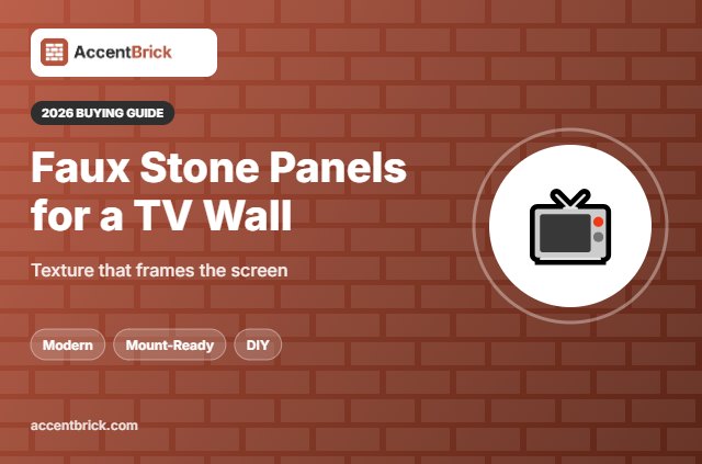 Best Faux Stone Wall Panels for TV Wall - 2026 buying guide