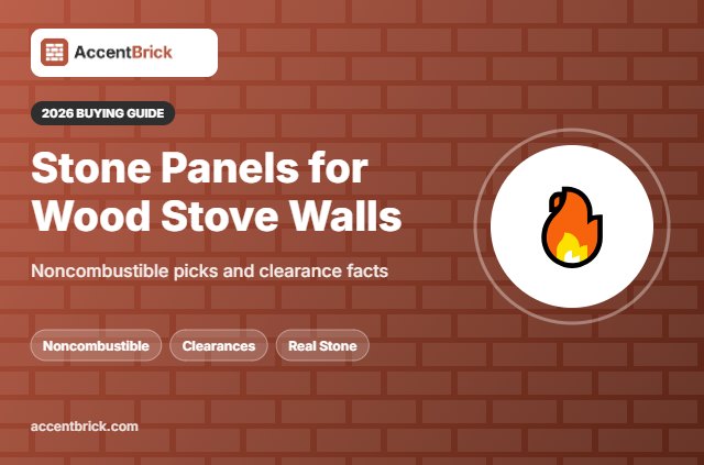 Best Faux Stone Wall Panels for Wood Stove Wall - 2026 buying guide