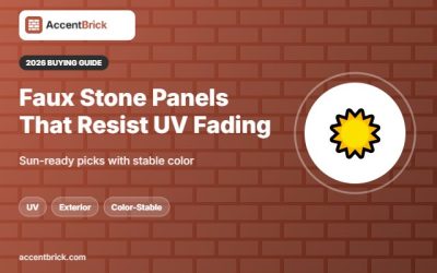 Best Faux Stone Wall Panels That Resist UV Fading
