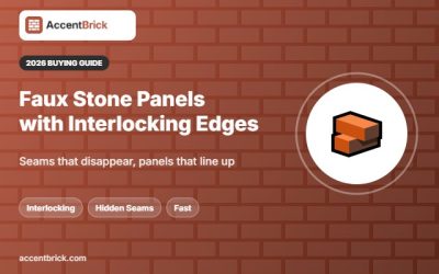 Best Faux Stone Wall Panels with Interlocking Edges