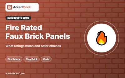 Best Fire Rated Faux Brick Panels (2026 Safety Guide)