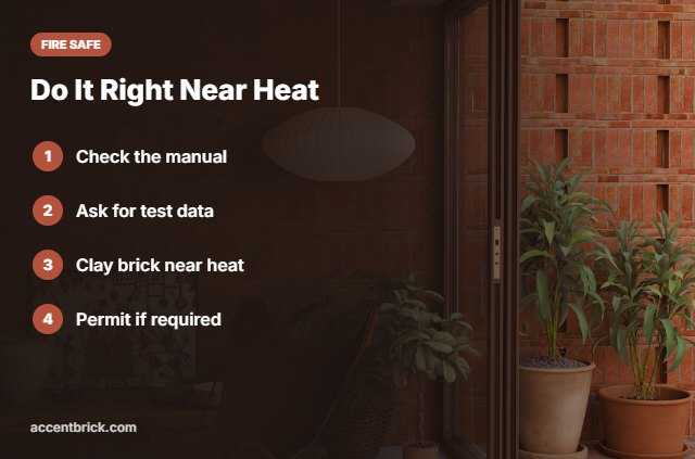 Tips for heat-safe brick walls