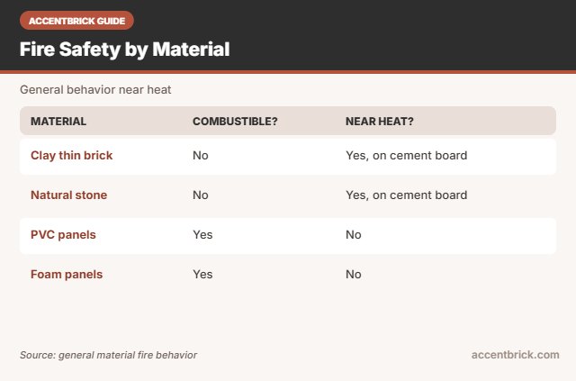 Material safety for the best fire rated faux brick panels