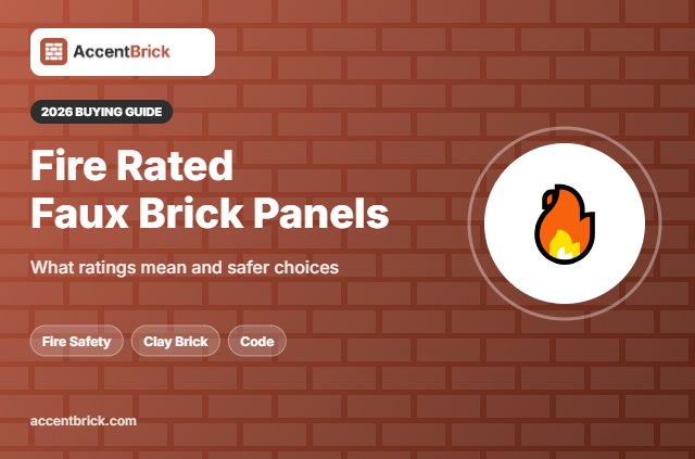 Best Fire Rated Faux Brick Panels - 2026 buying guide
