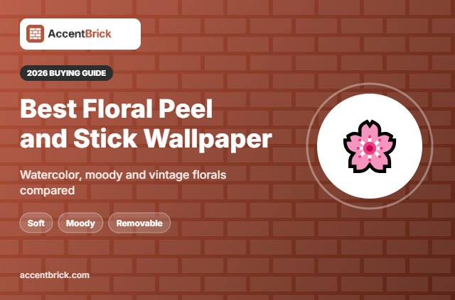 Best Floral Peel and Stick Wallpaper - 2026 buying guide