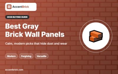 Best Gray 3D Brick Wall Panels: 6 Modern Picks for 2026