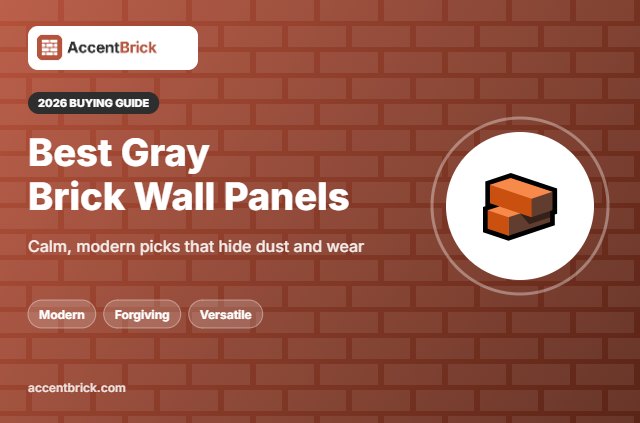 Best Gray 3D Brick Wall Panels - 2026 buying guide