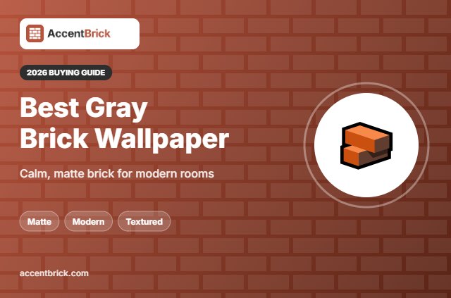 Best Gray Brick Wallpaper - 2026 buying guide