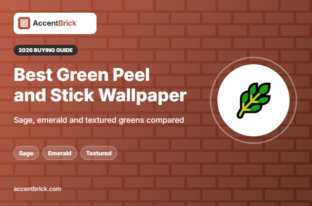 Best Green Peel and Stick Wallpaper - 2026 buying guide