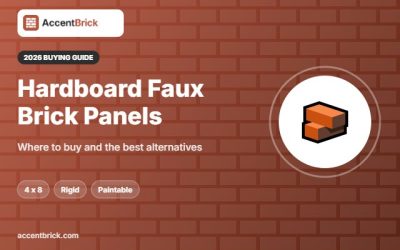 Best Hardboard Faux Brick Panels (2026 Guide)