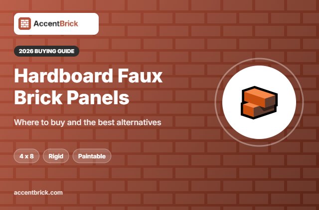 Best Hardboard Faux Brick Panels - 2026 buying guide