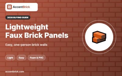 Best Lightweight Faux Brick Panels (2026)