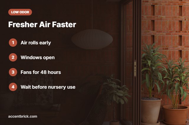 Tips to reduce wallpaper odor