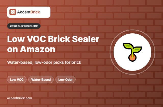 Low VOC Brick Sealer on Amazon - 2026 buying guide