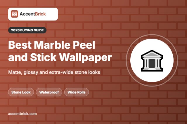 Best Marble Peel and Stick Wallpaper - 2026 buying guide