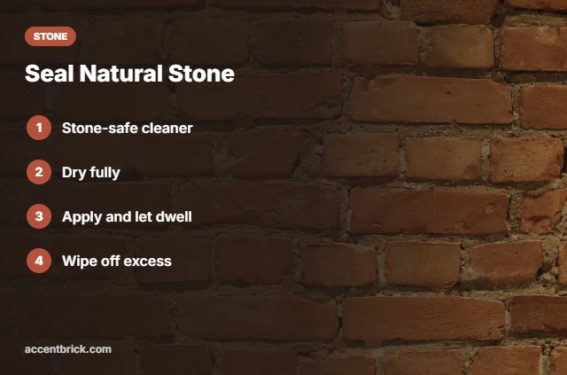 How to seal natural stone