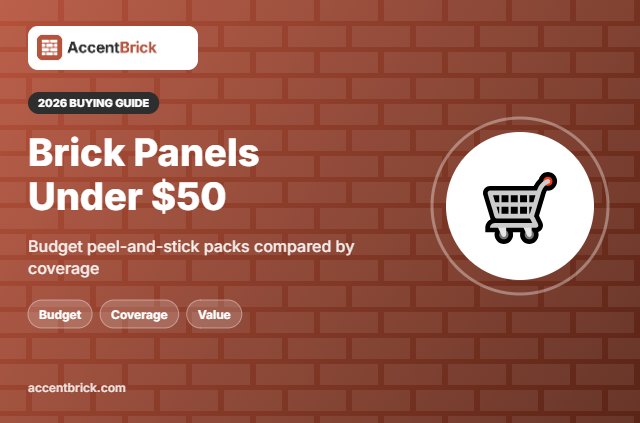 Peel and Stick 3D Brick Panels Under $50 - 2026 buying guide