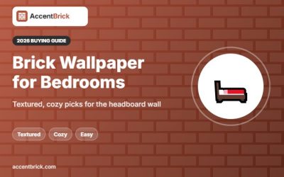 Best Peel and Stick Brick Wallpaper for Bedroom Walls (2026)