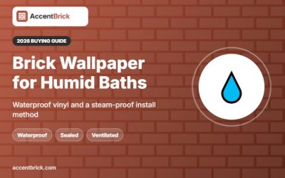 Best Peel and Stick Brick Wallpaper for Humid Bathrooms (2026)