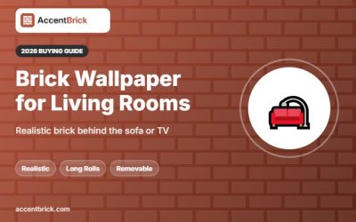Best Peel and Stick Brick Wallpaper for Living Room