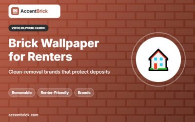 Best Peel and Stick Brick Wallpaper for Renters