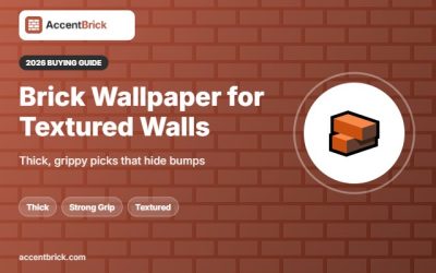 Best Peel and Stick Brick Wallpaper for Textured Walls