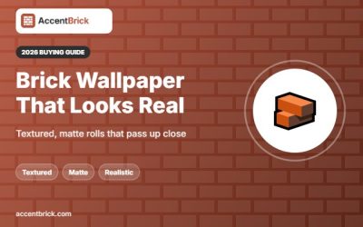 Best Peel and Stick Brick Wallpaper That Looks Real